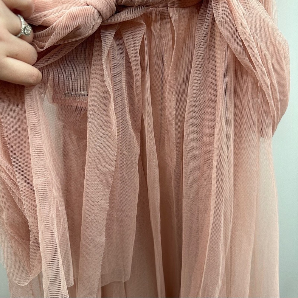 Birdy‎ Grey NWT Christina Dress Women's Size Small Rose Quartz Tulle Convertible - Picture 10 of 13